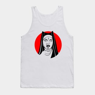 Satanic Nun. Bad Nun Tank Top